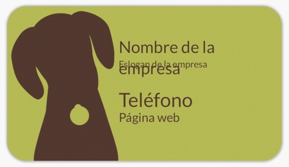 Vista previa del diseño de Galería de diseños de tarjetas de visita adhesivas para animales y mascotas