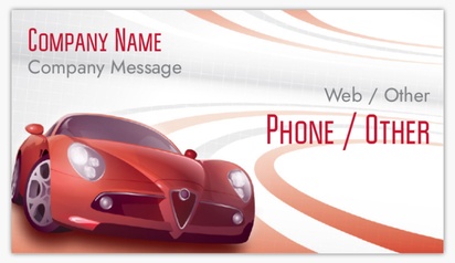 Design Preview for Design Gallery: Automotive & Transportation Magnetic Business Cards