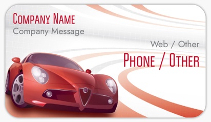 Design Preview for Design Gallery: Automotive & Transportation Visiting Card Stickers