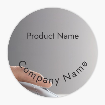 Design Preview for Design Gallery: Information & Technology Product & Packaging Labels, Circle 1.5"  3.8 x 3.8 cm 
