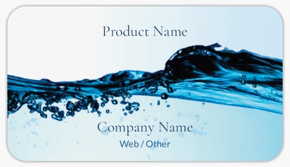 Design Preview for Design Gallery: Product & Packaging Labels, Rounded Rectangle  8.7 x 4.9 cm 