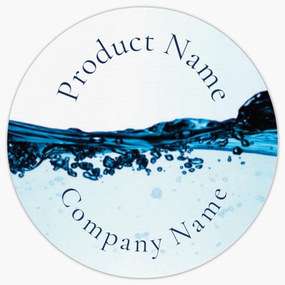 Design Preview for Design Gallery: Pool & Spa Care Product Labels on Sheets, Circle 3.8 x 3.8 cm