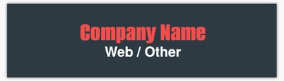 Design Preview for Design Gallery: Marketing & Communications Bumper Stickers, Rectangle