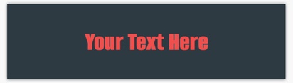 Design Preview for Design Gallery: Information & Technology Bumper Stickers, Rectangle - 7.6 x 27.9 cm