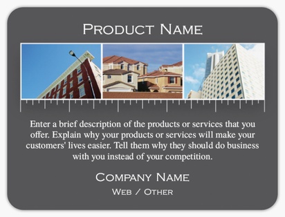 Design Preview for Design Gallery: Urban Planning Product Labels on Sheets, Rounded Rectangle 10 x 7.5 cm