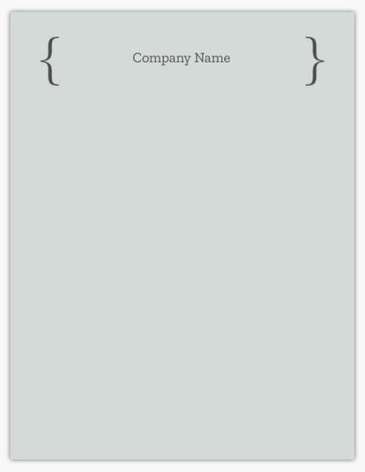 Design Preview for Business Consulting Notepads Templates, 4" x 5.5"
