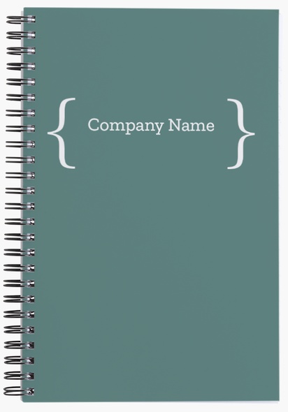 Design Preview for Marketing & Communications Notebooks Templates