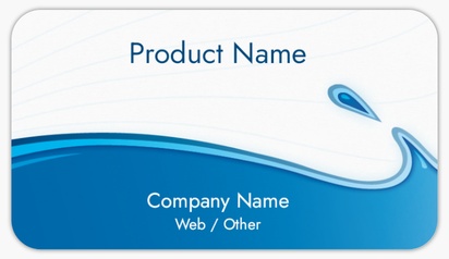 Design Preview for Design Gallery: Nature & Landscapes Product & Packaging Labels, Rounded Rectangle  8.7 x 4.9 cm 