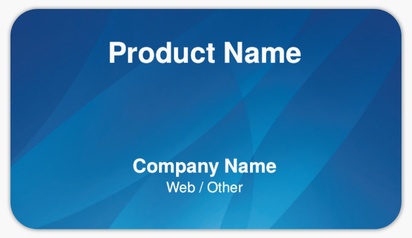 Design Preview for Design Gallery: Blogging Product Labels on Sheets, Rounded Rectangle 8.7 x 4.9 cm