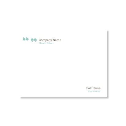 Design Preview for Design Gallery: Business Services Thank You Cards, Flat 13.9 x 10.7 cm