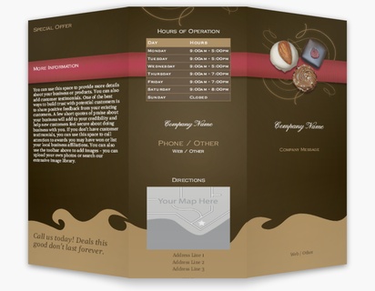 A chocolate alimento fine brown design for Elegant with 1 uploads