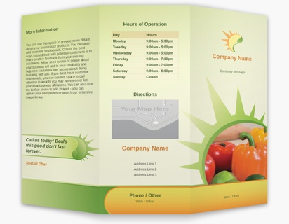 Design Preview for Design Gallery: Agriculture & Farming Custom Brochures, 8.5" x 11" Tri-fold