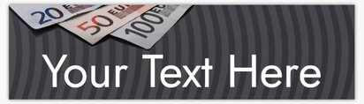Design Preview for Design Gallery: Finance & Insurance Bumper Stickers, Rectangle - 7.6 x 27.9 cm