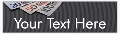 Design Preview for Templates for Accounting & Tax Advice Bumper Stickers , Rectangle - 7.6 x 27.9 cm