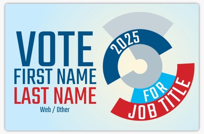 Design Preview for Campaigning & Fundraising Car Magnets Templates, 11.5" x 17.6"