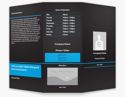 Design Preview for Technology Custom Brochures Templates, 8.5" x 11" Tri-fold