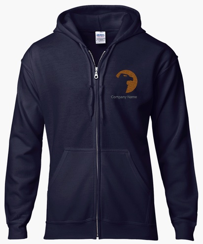 Design Preview for Templates for Law, Public Safety & Politics Zip Up Hoodies 