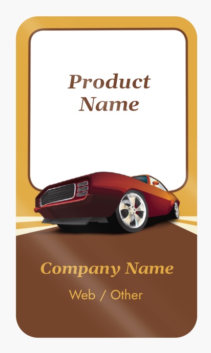 Design Preview for Design Gallery: Car Parts & Tyres Product Labels on Sheets, Rounded Rectangle 8.7 x 4.9 cm