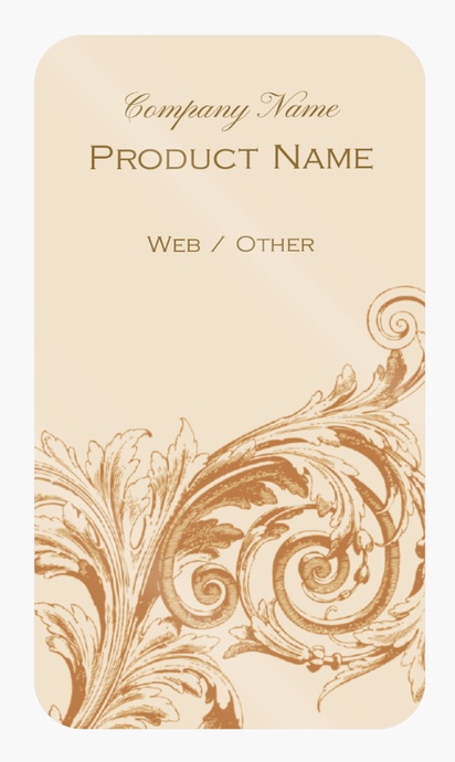 Design Preview for Design Gallery: Gift & Party Shops Product Labels on Sheets, Rounded Rectangle 8.7 x 4.9 cm