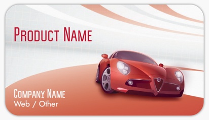 Design Preview for Design Gallery: Automotive & Transportation Product & Packaging Labels, Rounded Rectangle  8.7 x 4.9 cm 