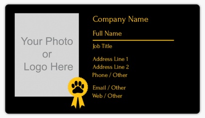 Design Preview for Templates for Animals & Pet Care Name Card Stickers 