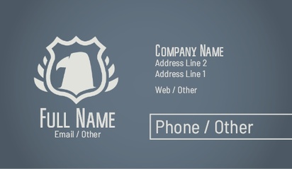 Design Preview for Design Gallery: Public Safety Business Card Stickers