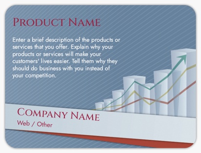 Design Preview for Design Gallery: Financial Planning Product Labels on Sheets, Rounded Rectangle 10 x 7.5 cm