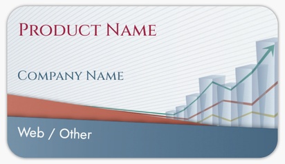 Design Preview for Design Gallery: Marketing & Communications Product Labels on Sheets, Rounded Rectangle 8.7 x 4.9 cm