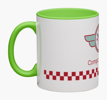 Design Preview for Design Gallery: Food & Beverage Personalised Mugs, Wrap-around