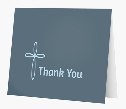 Design Preview for Thank you cards templates, Folded