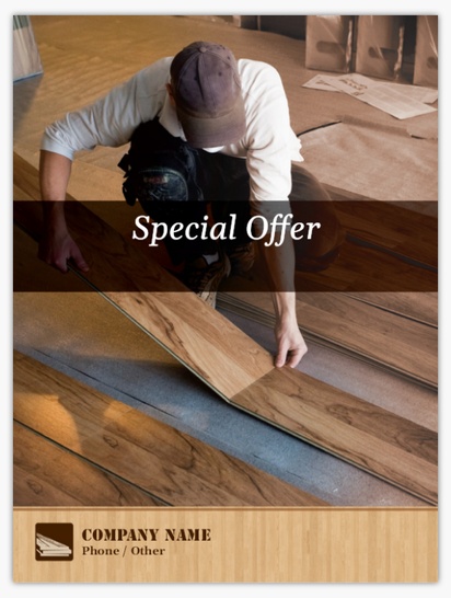 Design Preview for Flooring & Tiling Posters Templates, 18" x 24"