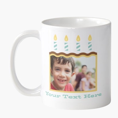 Design Preview for Birthday Custom Mugs Templates, 2-Sided