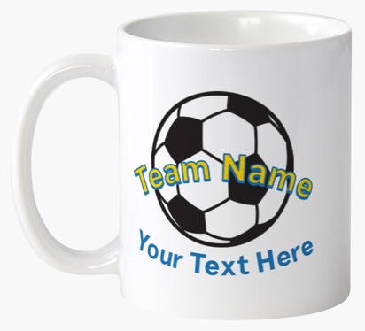 Design Preview for Design Gallery: Sports & Fitness Personalised Mugs, 325 ml  2 Sided