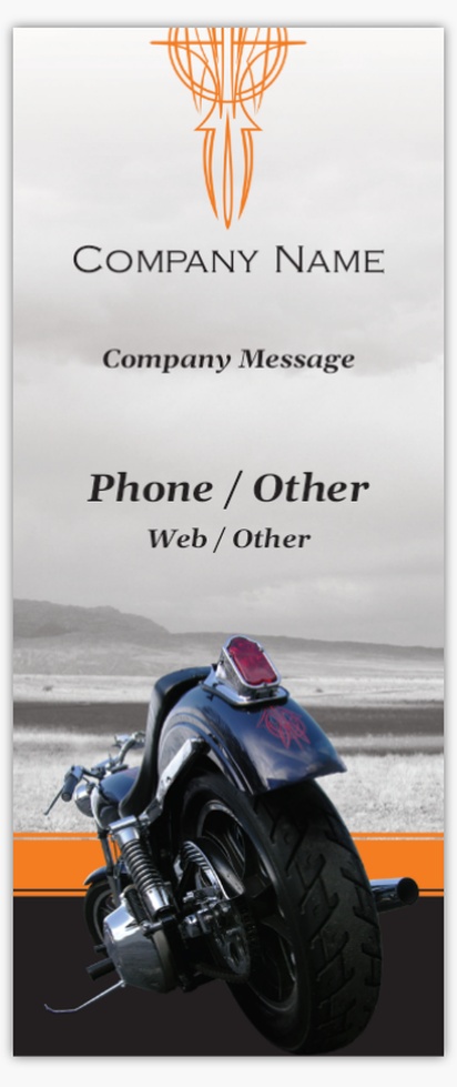 Design Preview for Design Gallery: Motorcycles Vinyl Banners, 76 x 183 cm