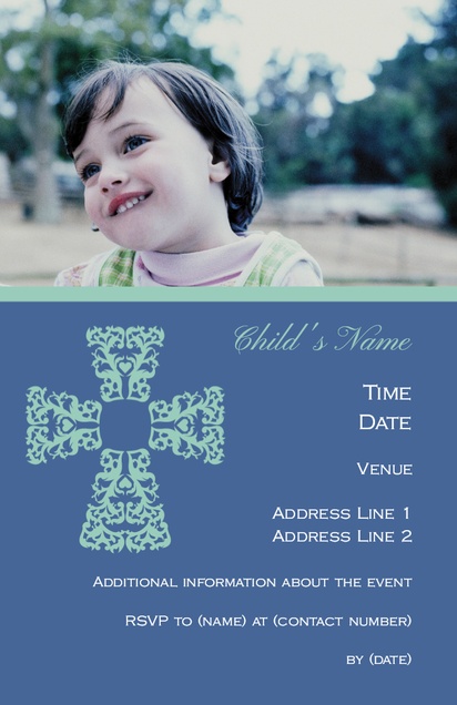 Design Preview for Templates for Confirmation Invitations and Announcements , Flat 11.7 x 18.2 cm