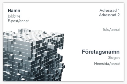 Förhandsgranskning av design för Designgalleri: Teknik Visitkort med softtouch-yta