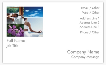 Design Preview for Design Gallery: Travel & Accommodation Standard Business Cards, Standard (91 x 55 mm)
