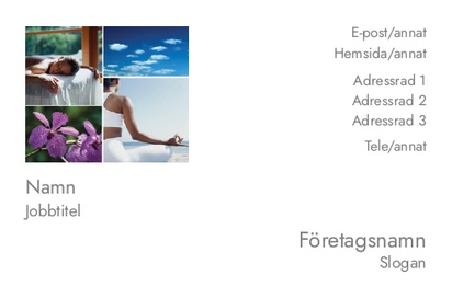 Förhandsgranskning av design för Designgalleri: Terapi Visitkort standard, Standard (85 x 55 mm)