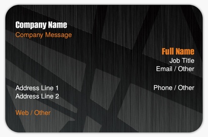 Design Preview for Design Gallery: Building Construction Rounded Corner Business Cards, Rounded Standard (85 x 55 mm)