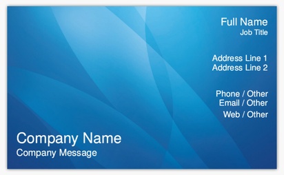Design Preview for Design Gallery: Information & Technology Standard Business Cards, Standard (91 x 55 mm)