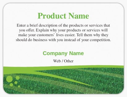 Design Preview for Design Gallery: Landscaping & Gardening Product Labels on Sheets, Rounded Rectangle 10 x 7.5 cm
