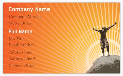 Design Preview for Design Gallery: Religious & Spiritual Standard Business Cards, Standard (91 x 55 mm)