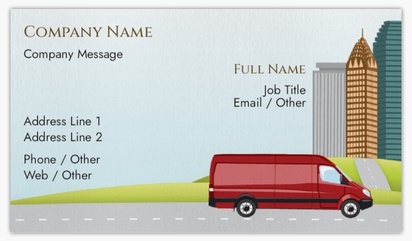 Design Preview for Design Gallery: Mini Bus & Coach HIre Non-Tearable Visiting Cards