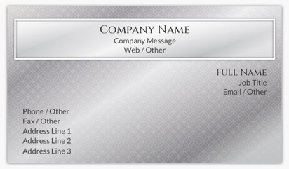 Design Preview for Design Gallery: Manufacturing & Distribution Ultra Thick Business Cards