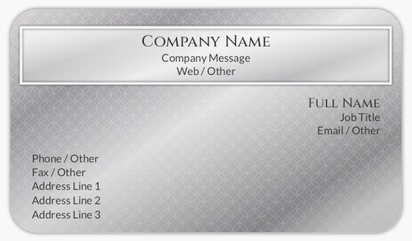 Design Preview for Design Gallery: Manufacturing & Distribution Rounded Corner Visiting Cards