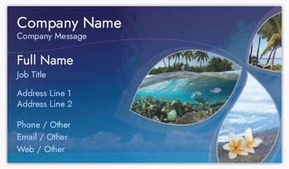 Design Preview for Design Gallery: Travel & Accommodation Standard Visiting Cards