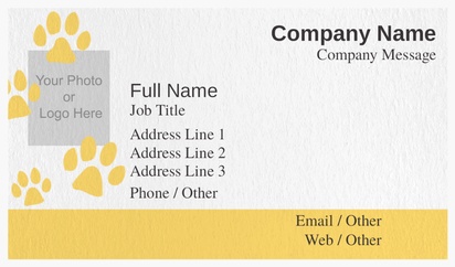 A paw print dog training yellow black design for Animals & Pet Care with 1 uploads
