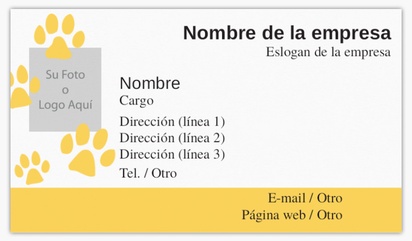 Un huella de pata adiestramiento de perros diseño amarillo negro para Animales y mascotas con 1 imágenes