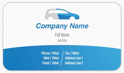Design Preview for Auto Dealers Rounded Corner Business Cards Templates, Standard (3.5" x 2")
