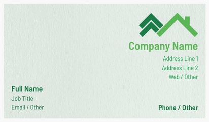Design Preview for Design Gallery: Roofing Natural Textured Business Cards